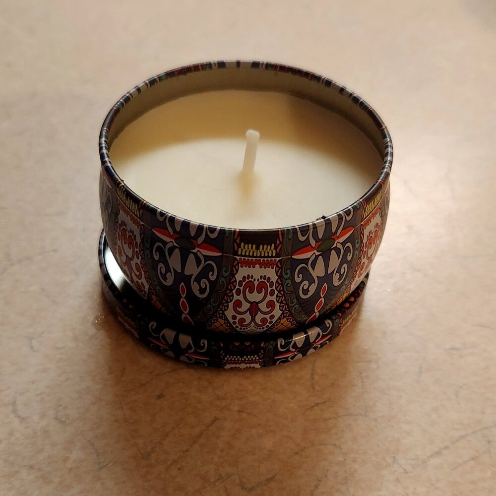 2.5 Oz Soy Wax Aromatherpy Candle (Pine Scent)